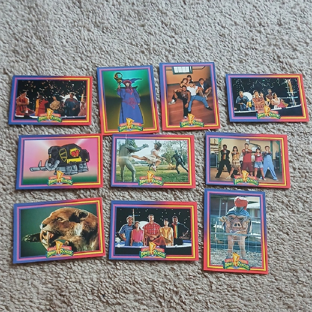 Power Rangers Trading Cards Set